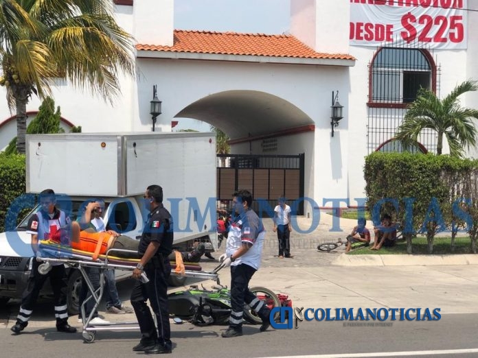 motociclista accidente