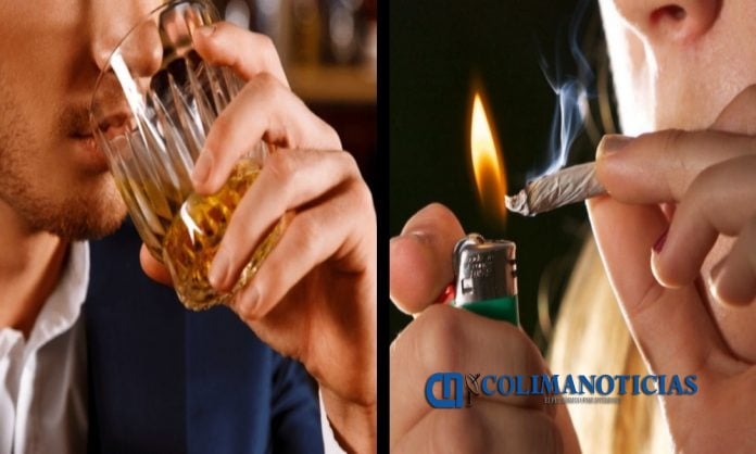 alcohol y mariguana