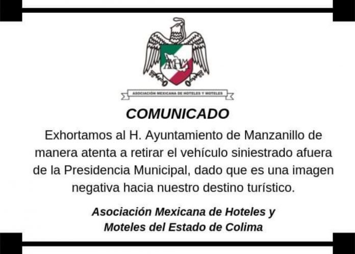 hoteleros-piden-a-ayuntamiento-retirar-camioneta-baleada