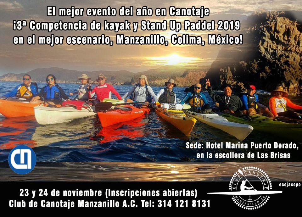 3.ª Competencia de Kayak y Stand Up Paddel Manzanillo 2019 - colimanoticias