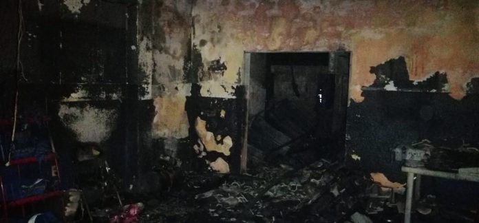 incendio de taller