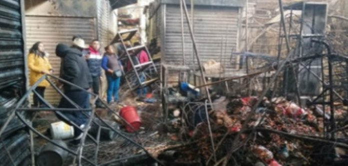 incendio en la merced