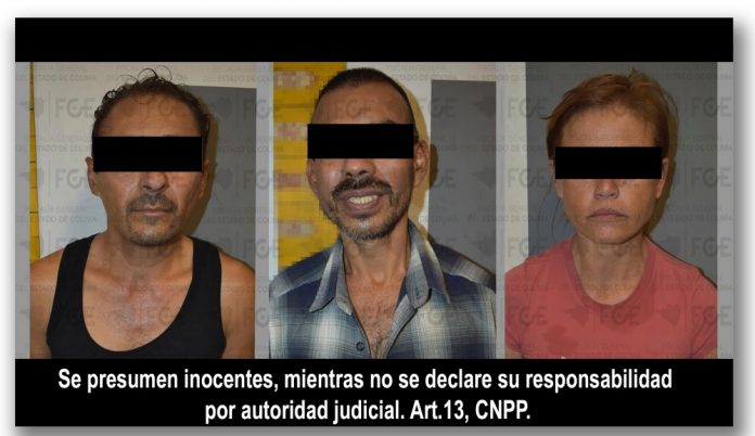 Caen tres personas y aseguran droga en cateo