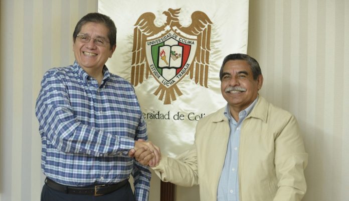 Rector Eduardo Hernández y Marcelino Bazán_Salutación al rector _PRINCIPAL