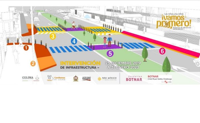 trabajos viales en la zona escolar de Av. De Los Maestros