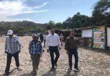 Felipe Cruz pone en marcha las enramadas del balneario Picachos para Temporada 2020