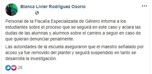 Tras protesta, suspenden a profesor de la Secundaria Enrique Corona