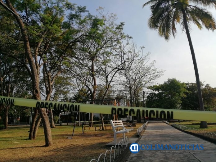 Cierran jardin en colima