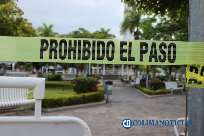 cierran acceso al jardin de tecoman