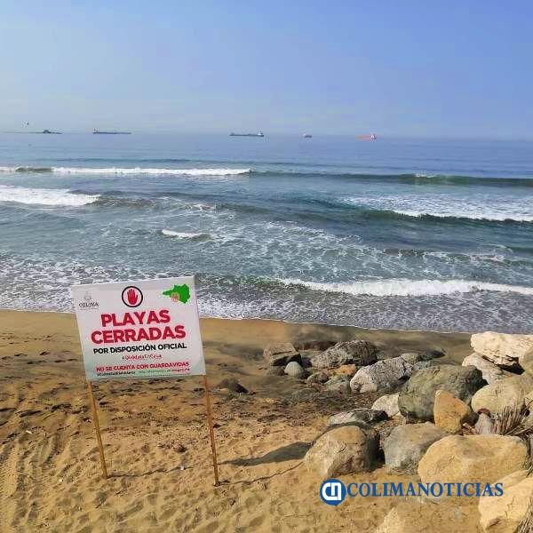 playas cerradas en manzanillo