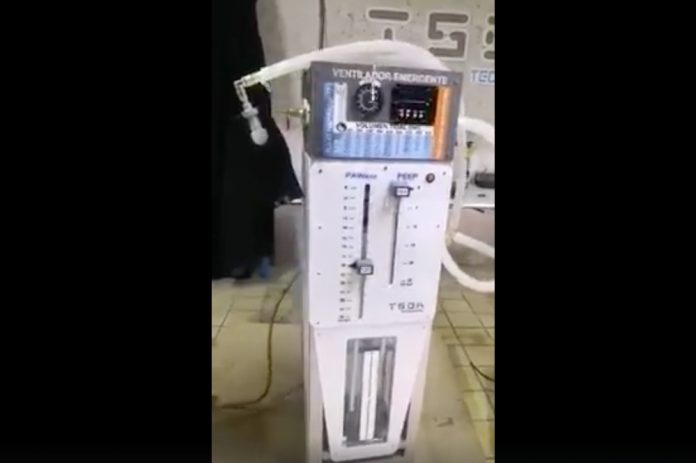 prototipo de respirador artificial creado por colimenses