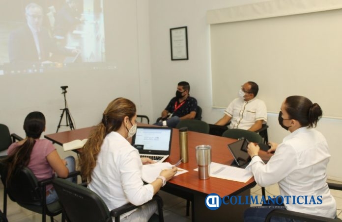 Realiza videoconferencia Leticia Delgado con titulares de Salud Federal