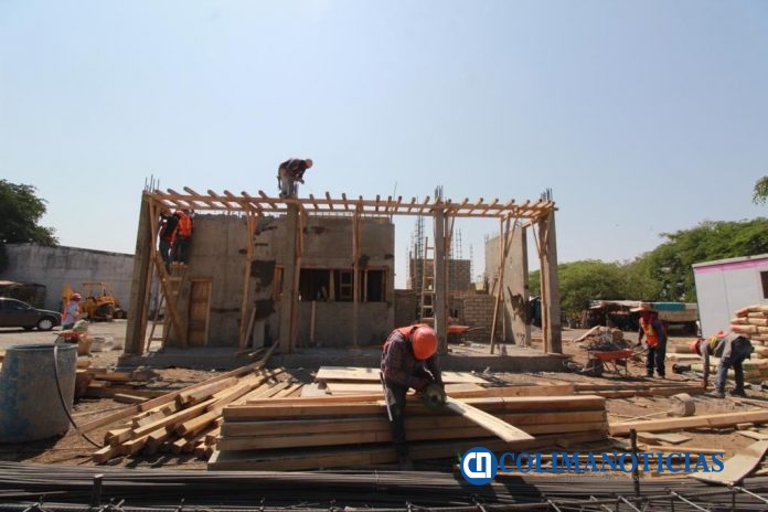 banco de bienestar en obra