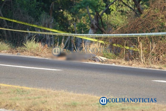muerto sobre carretera