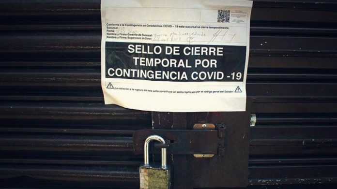 negocios cerrados en emxico por covid