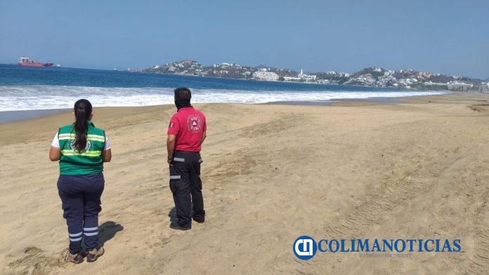 Aumenta nivel del mar en playas de Colima tras sismo en Oaxaca