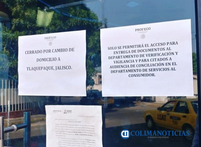Profeco cierra sus puertas en Colima