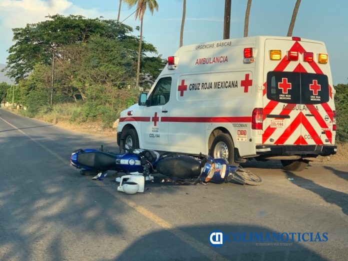accidente en motocicleta