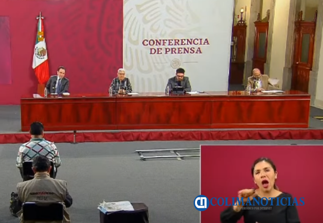 gabinete en conferencia de prensa