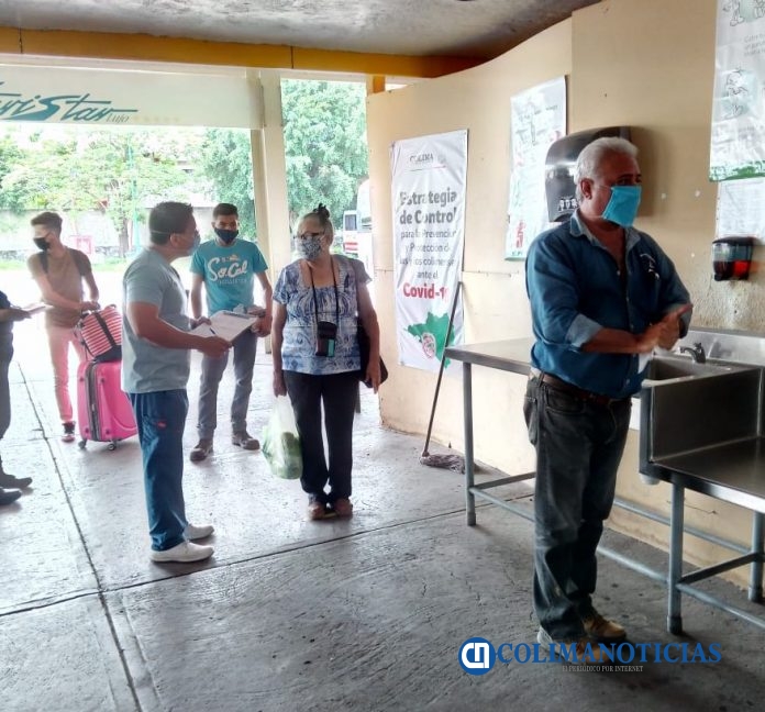 Cae 70% los servicios en Central Foránea de Colima por coronavirus