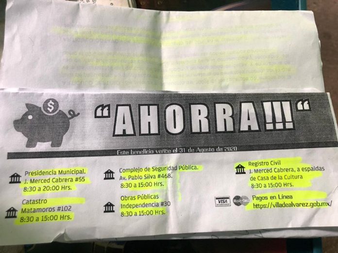 Felipe Cruz invita a aprovechar descuentos de 50% y 100% en multas y recargos a predial y otros impuestos