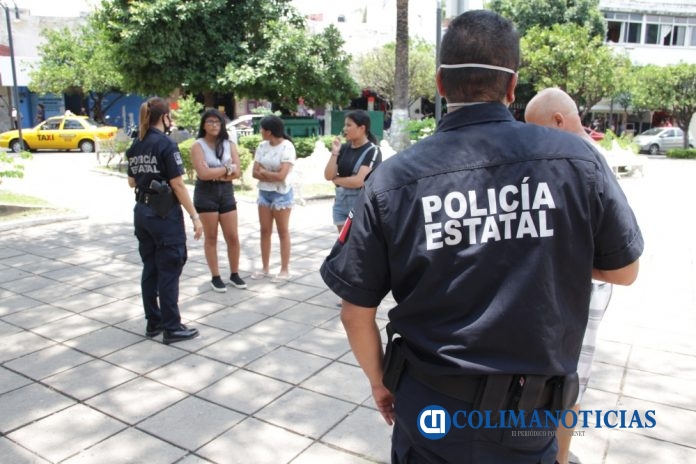 Policía Estatal pide a la gente usar cubrebocas y cumplir medidas sanitarias 2
