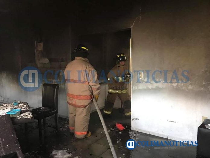 Se incendia departamento en Villa Bonita2