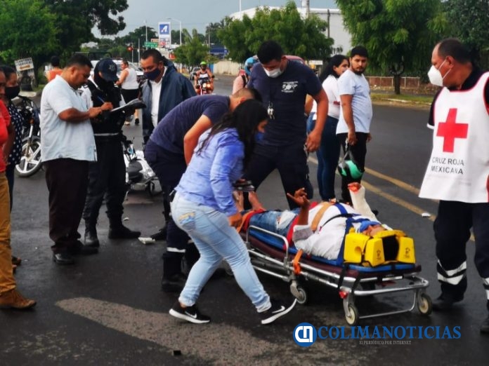 choque de moto