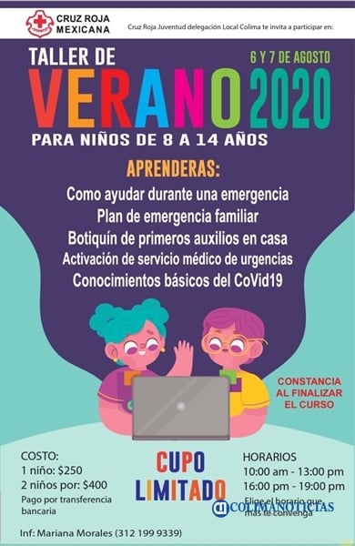 cruz roja curso de verano