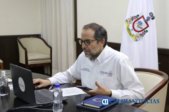 gobernador en videoconferencia