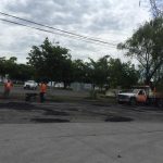 trabajos de bacheo