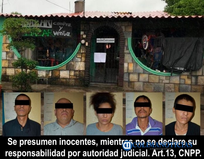 Caen 5 personas y aseguran droga
