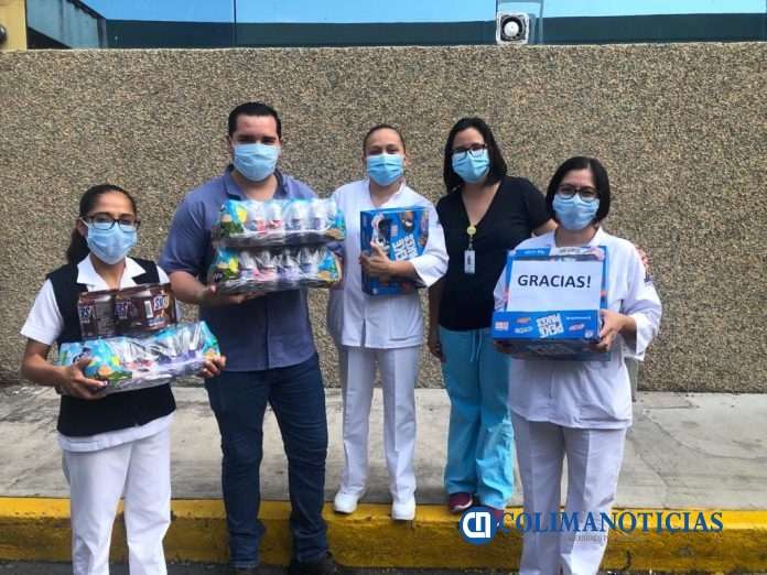 Donan alimentos y bebidas a personal médico_Cedefu