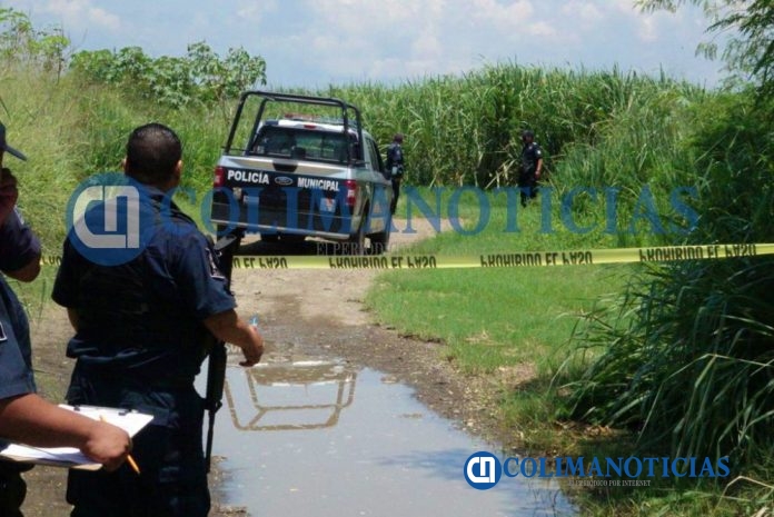 En Tecomán, localizan a un cuerpo en estado de putrefacción colgado en un árbol