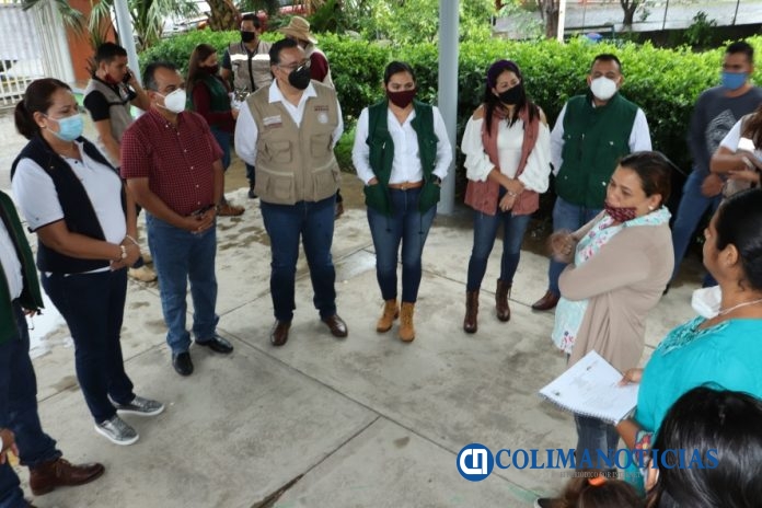 Felipe Cruz y autoridades federales supervisan aplicación de recursos en escuelas de Juluapan