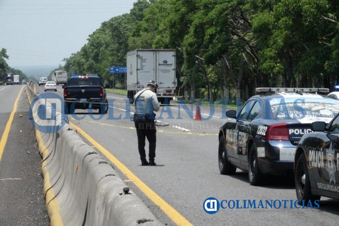 Muere un hombre atropellado en autopista Colima-Manzanillo