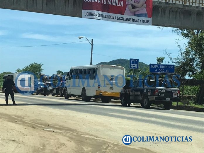 Asesinan a un hombre al interior de un camión urbano por el ejido El Naranjo