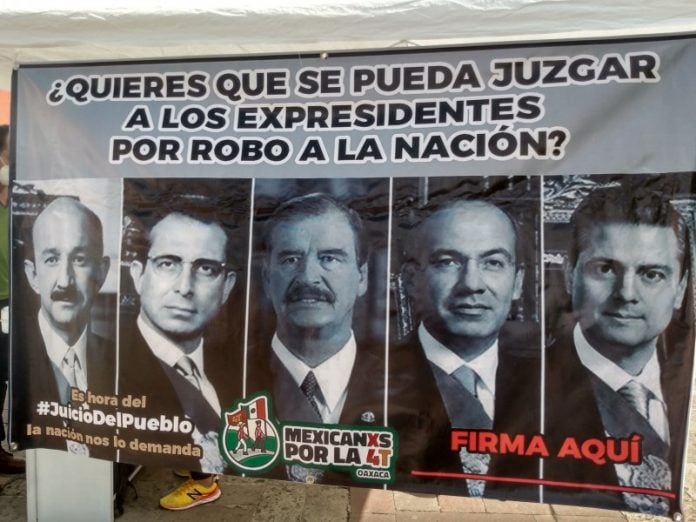 Colima compromete 30 mil firmas para juzgar a ex presidentes