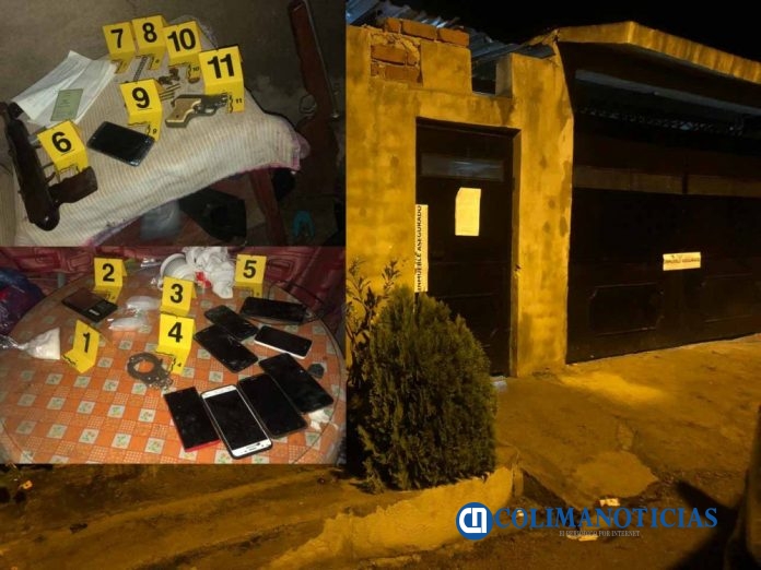 En un cateo Fiscalía asegura armas y droga