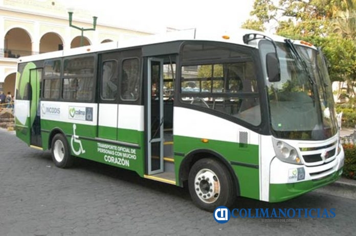 Incodis busca que nuevamente se opere el transporte incluyente en Colima