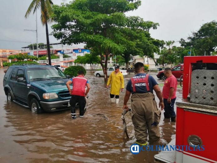 Sin daños mayores en Tecomán por los remanentes de la tormenta tropical 'Julio'