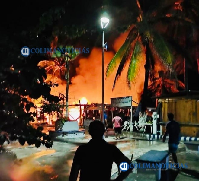 incendio de palapas