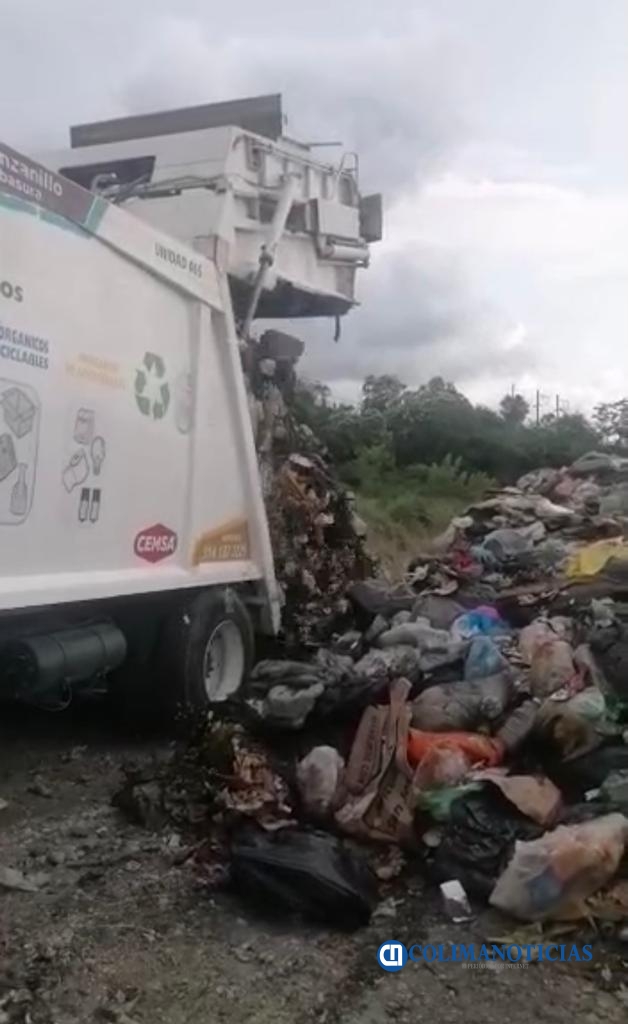 2 mil 400 toneladas de basura arrojó Manzanillo al relleno sanitario de Tecomán