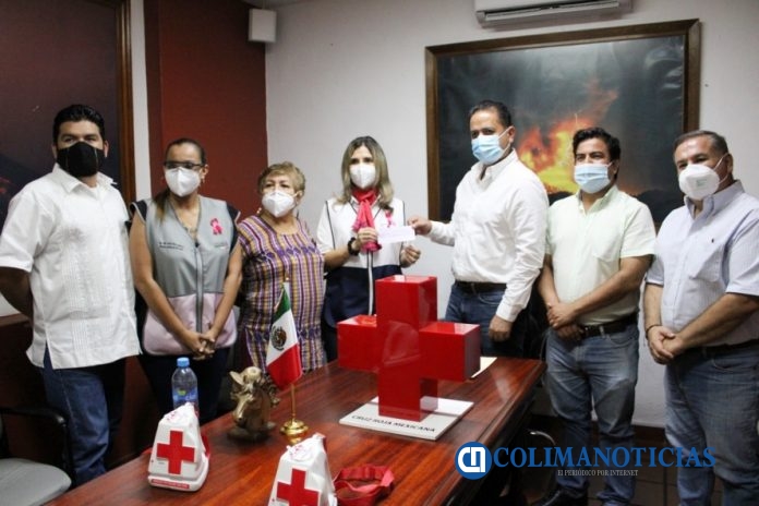 Aportan diputados locales 37 mil pesos a la Cruz Roja