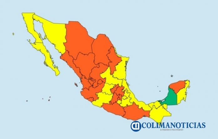 Colima se mantiene en semáforo naranja51