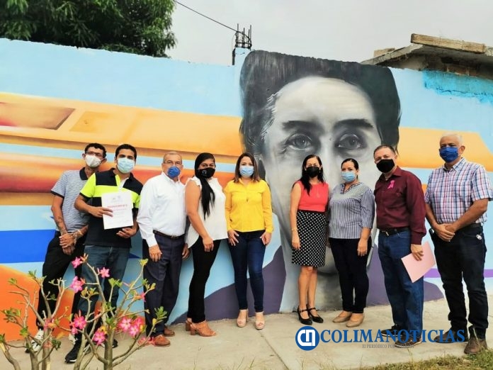 Devela IEE Colima mural y placa por el 67 aniversario del voto de las mujeres en México
