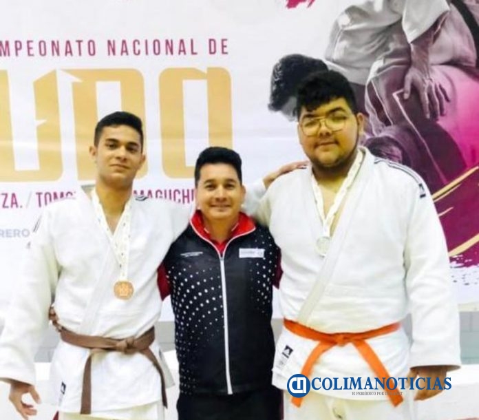 José Rosas, entrenador Cristóbal Aburto y José Álvarez_Campeonato Panamericano de Judo
