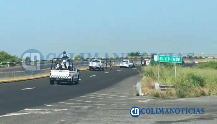Se accidenta elementos de la Guardia Nacional en la carretera Manzanillo-Armería
