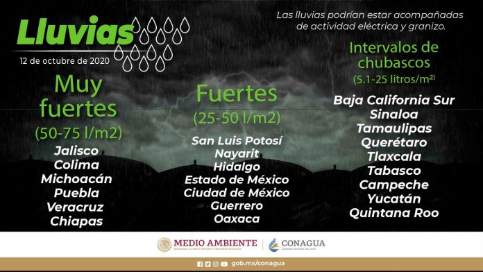Se pronostican fuertes lluvias en Colima, Jalisco, Michoacán1