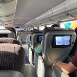 autobus foraneo de pasajeros archivo